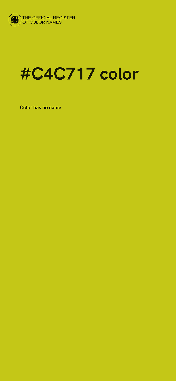 #C4C717 color image