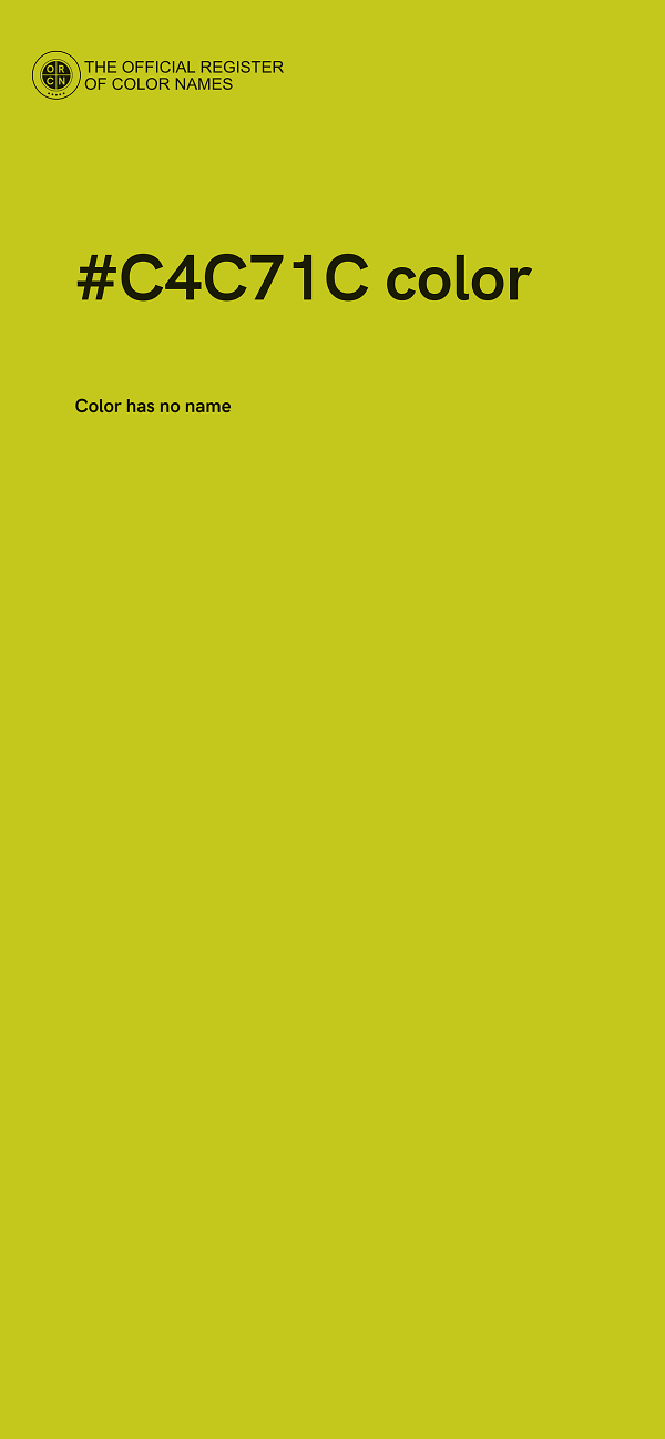 #C4C71C color image