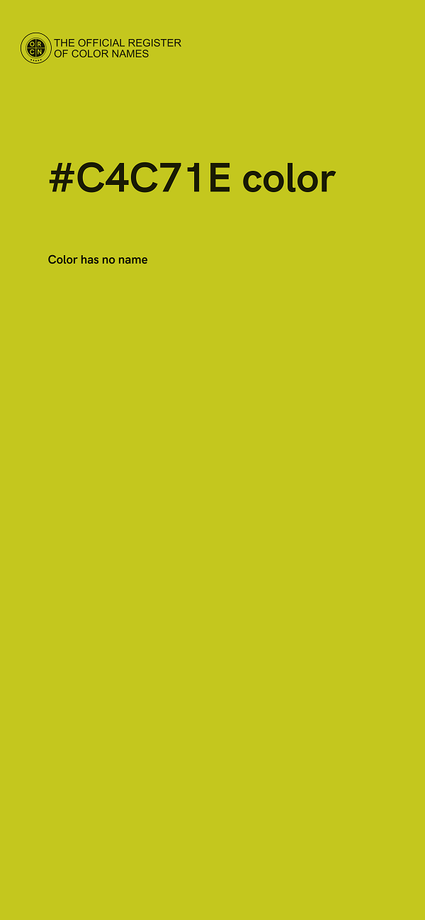#C4C71E color image