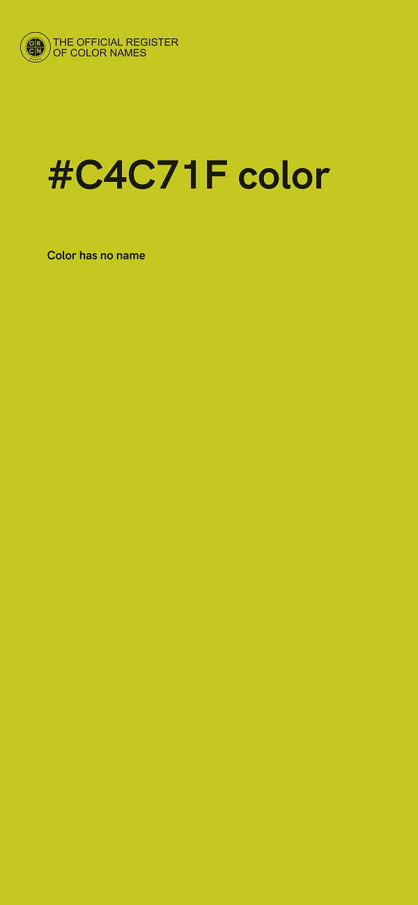 #C4C71F color image