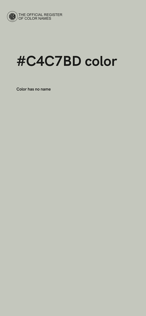#C4C7BD color image