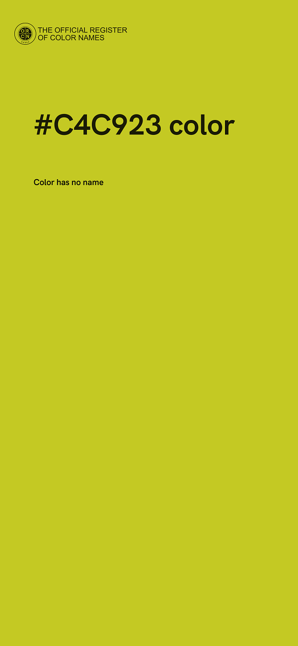 #C4C923 color image