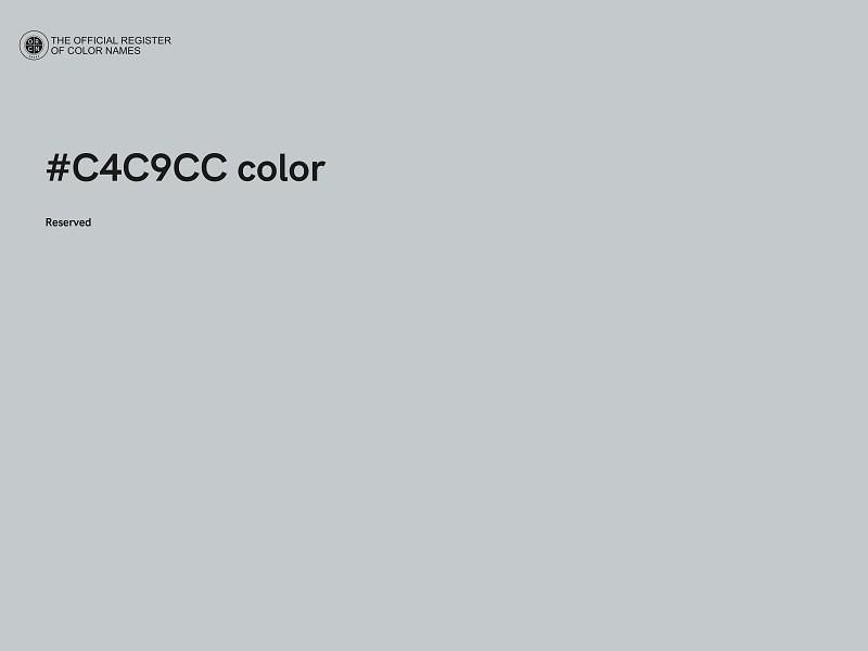 #C4C9CC color image