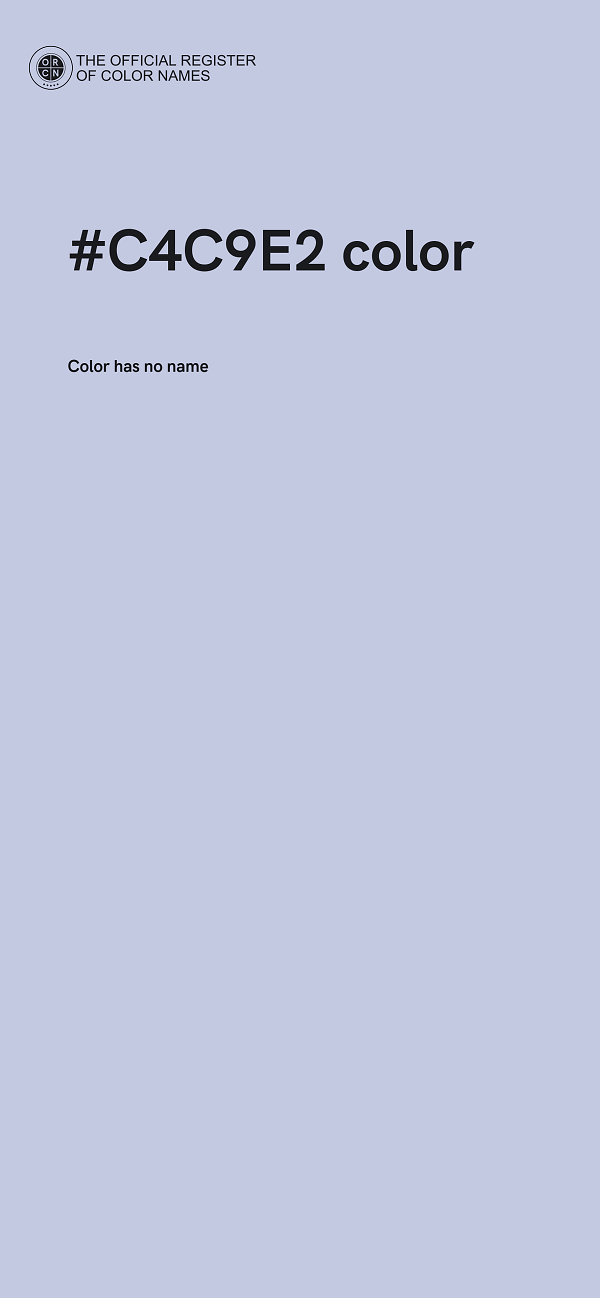 #C4C9E2 color image
