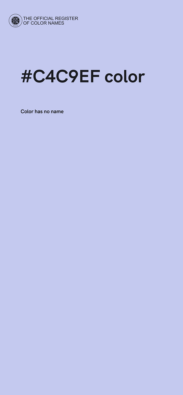 #C4C9EF color image