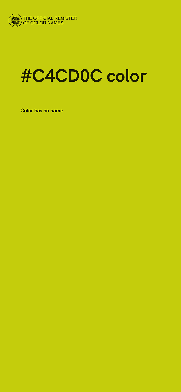 #C4CD0C color image
