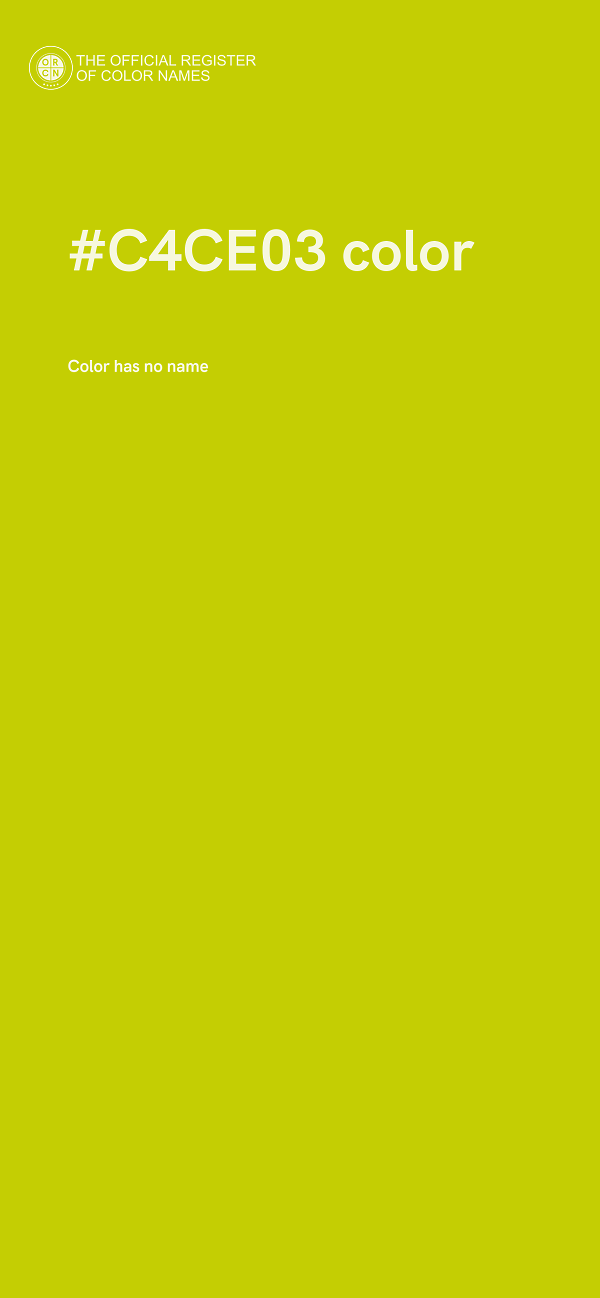 #C4CE03 color image