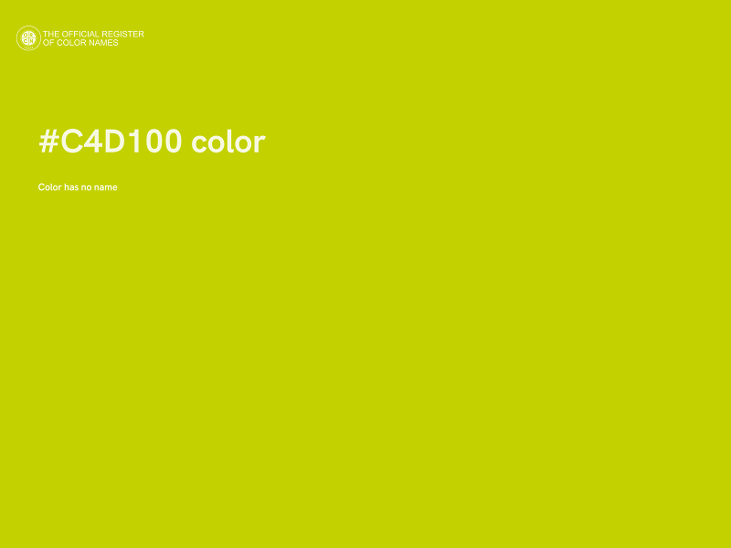 #C4D100 color image
