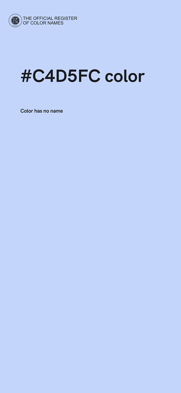 #C4D5FC color image