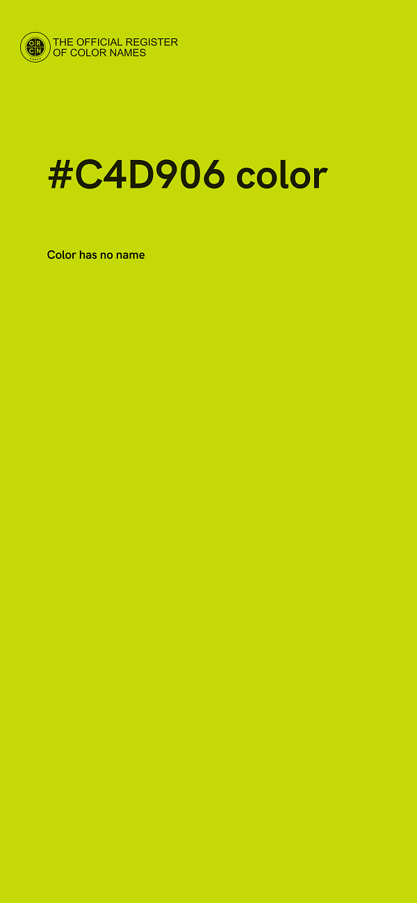 #C4D906 color image