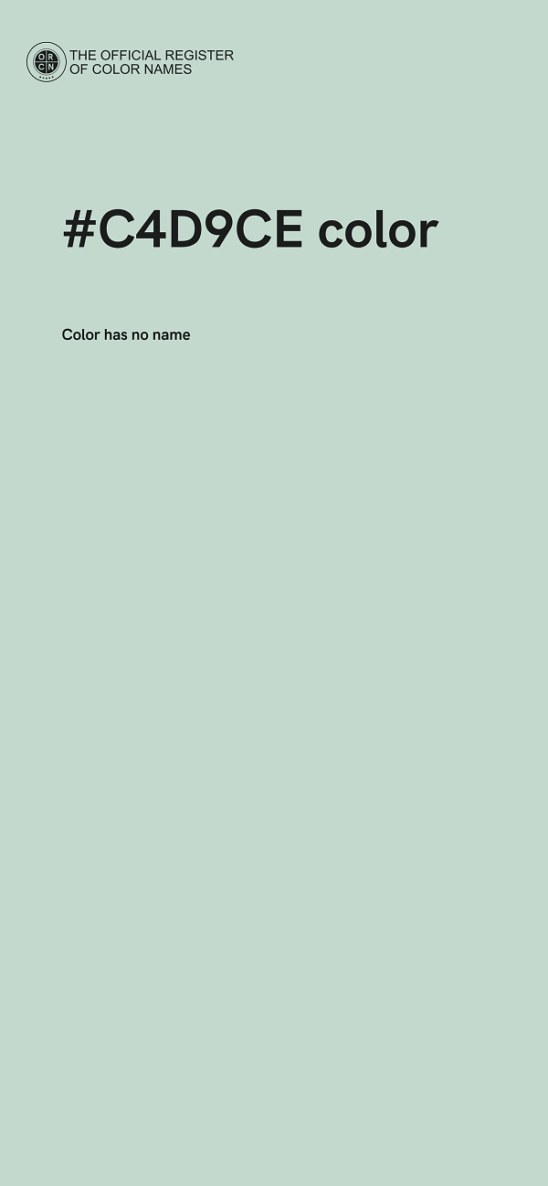 #C4D9CE color image