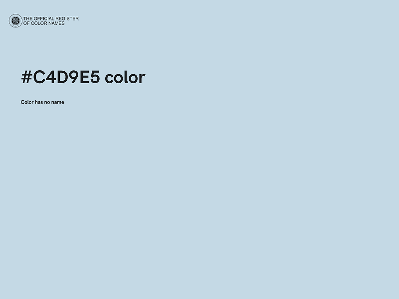 #C4D9E5 color image