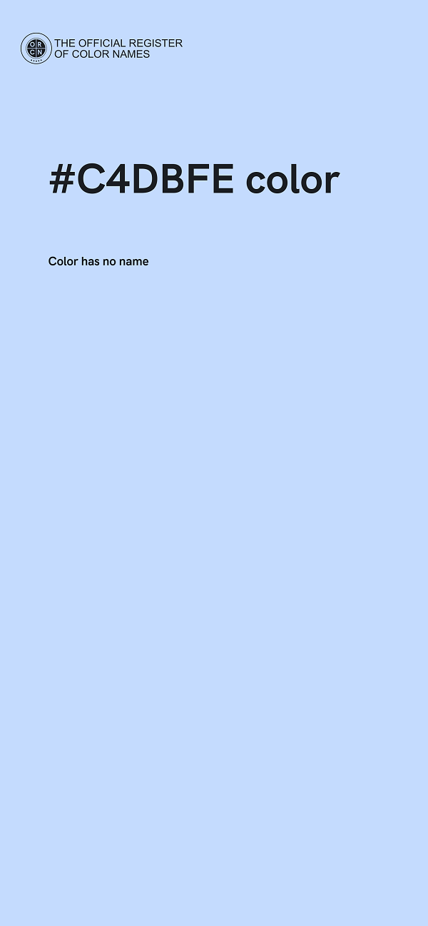 #C4DBFE color image
