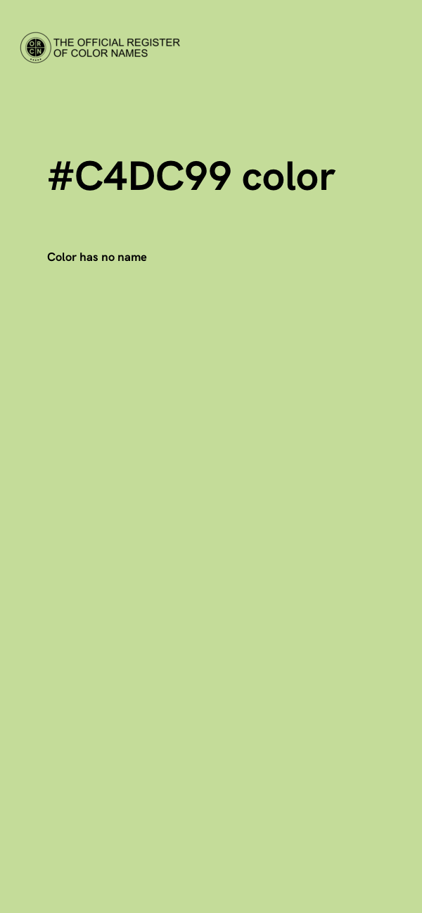 #C4DC99 color image