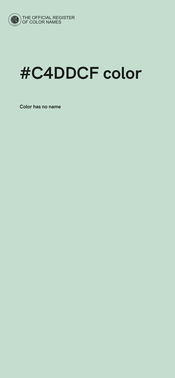 #C4DDCF color image