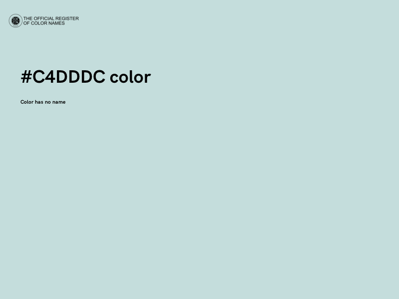 #C4DDDC color image