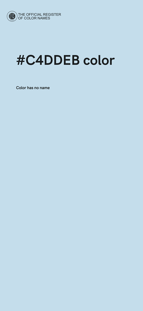 #C4DDEB color image