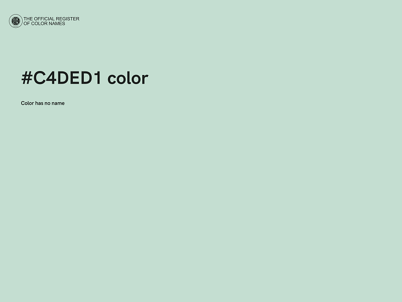 #C4DED1 color image