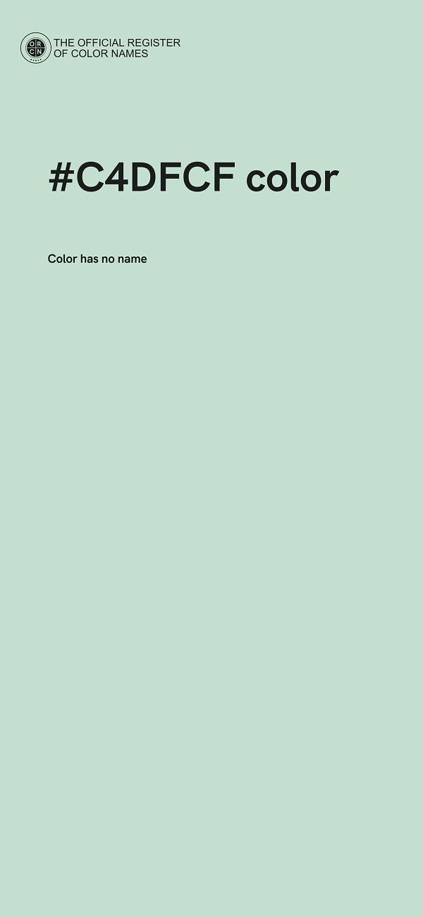 #C4DFCF color image