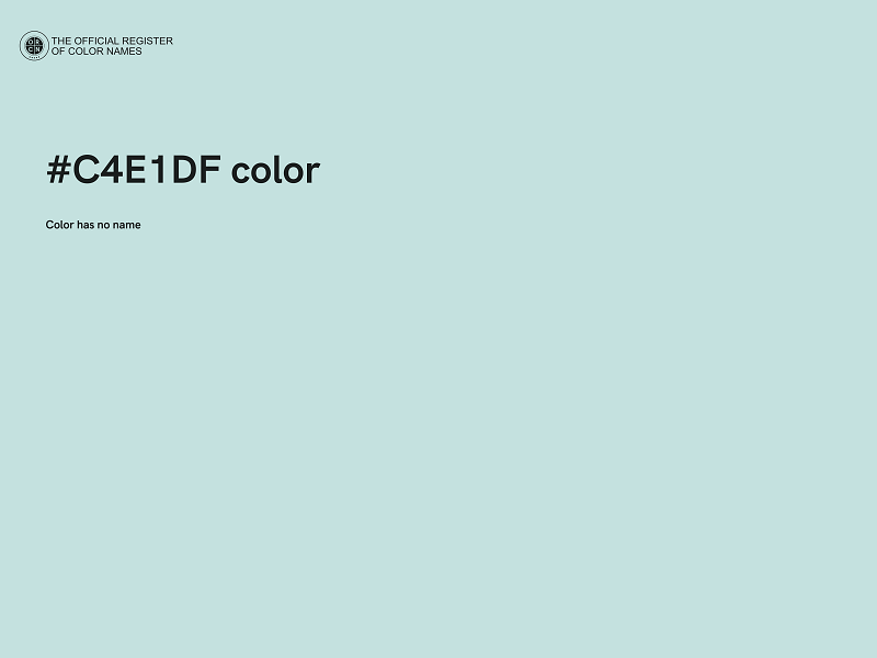 #C4E1DF color image
