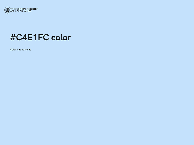 #C4E1FC color image