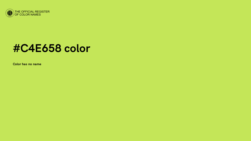 #C4E658 color image