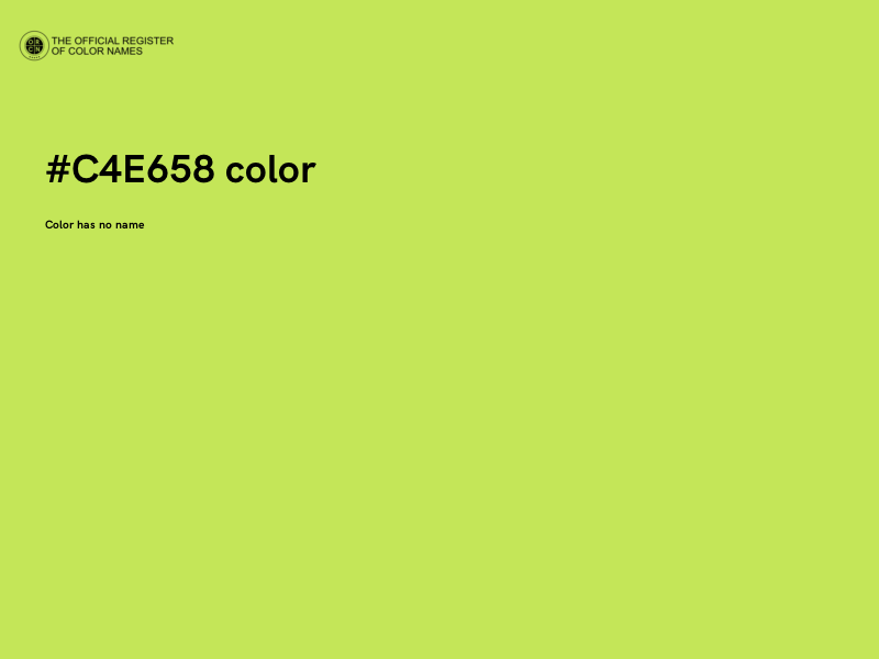 #C4E658 color image