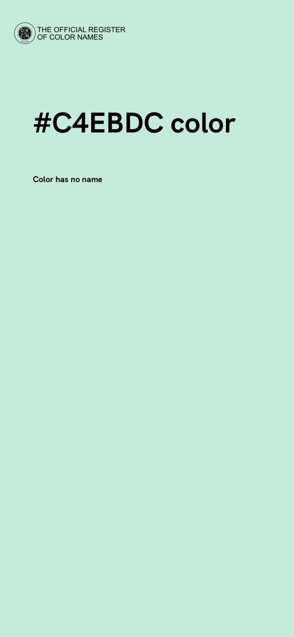 #C4EBDC color image