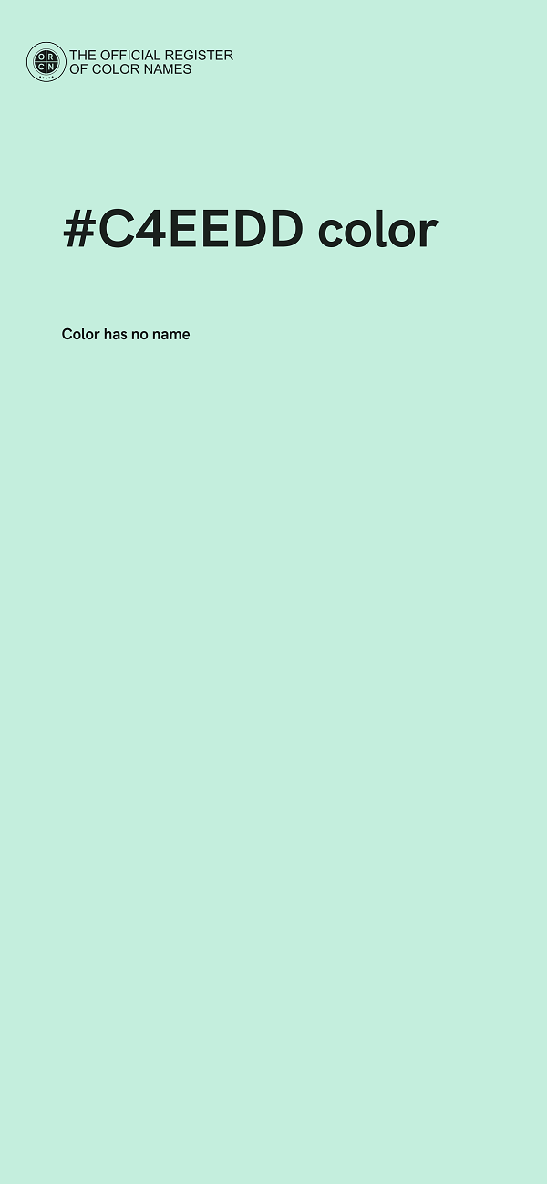 #C4EEDD color image