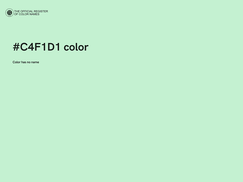 #C4F1D1 color image