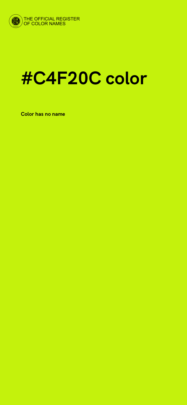 #C4F20C color image