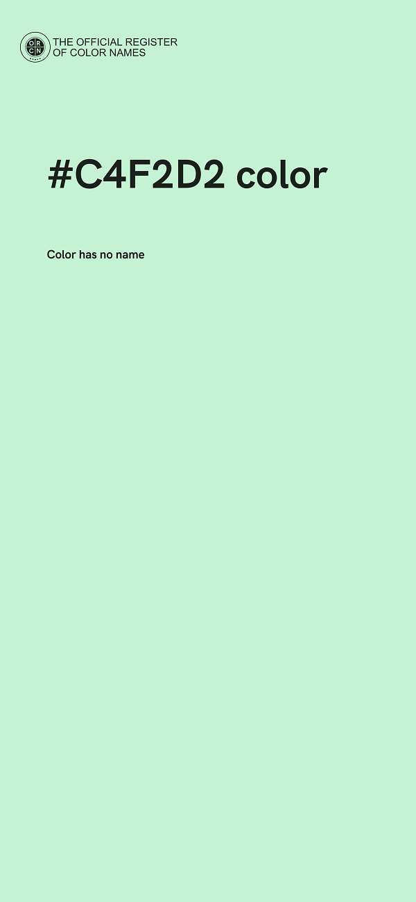 #C4F2D2 color image