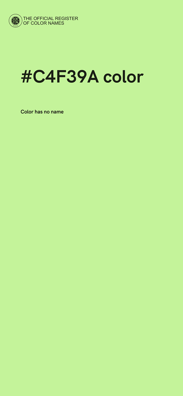 #C4F39A color image