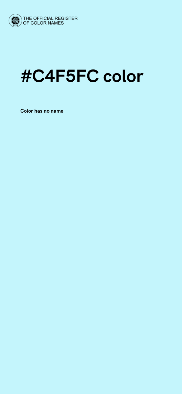 #C4F5FC color image