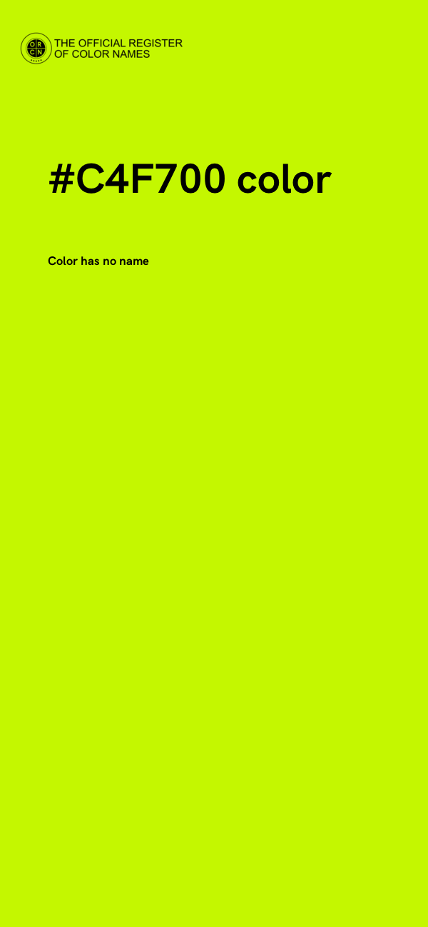 #C4F700 color image