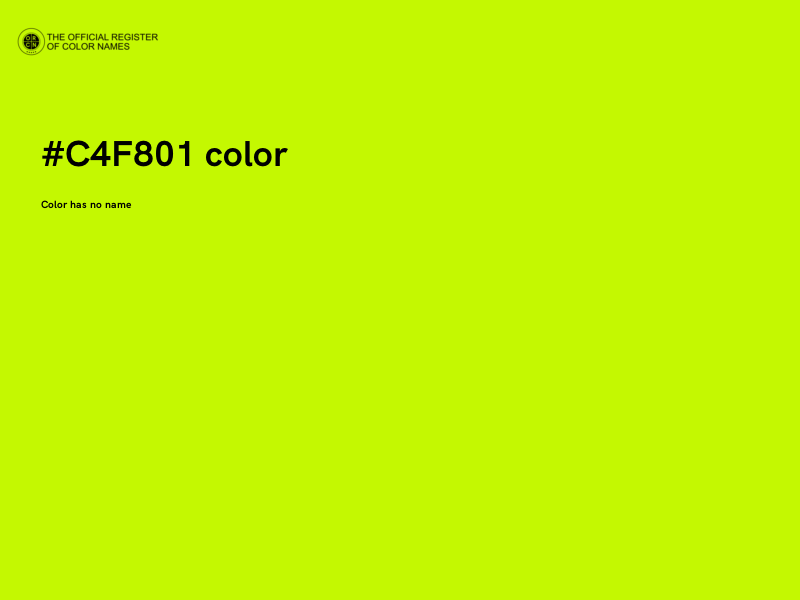 #C4F801 color image