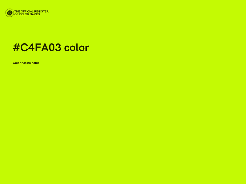 #C4FA03 color image