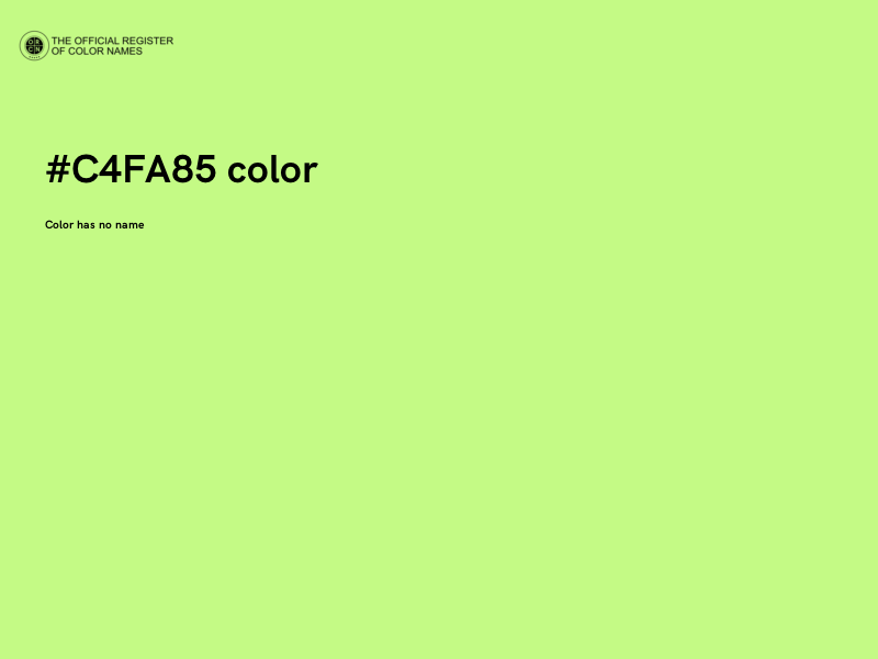 #C4FA85 color image