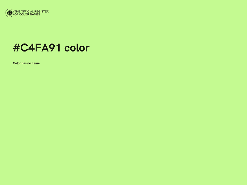 #C4FA91 color image