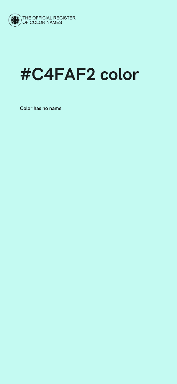 #C4FAF2 color image