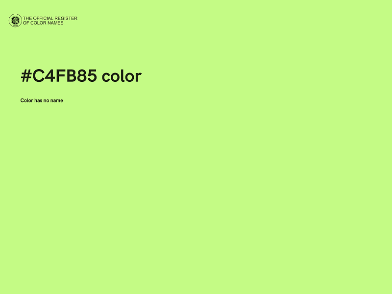 #C4FB85 color image