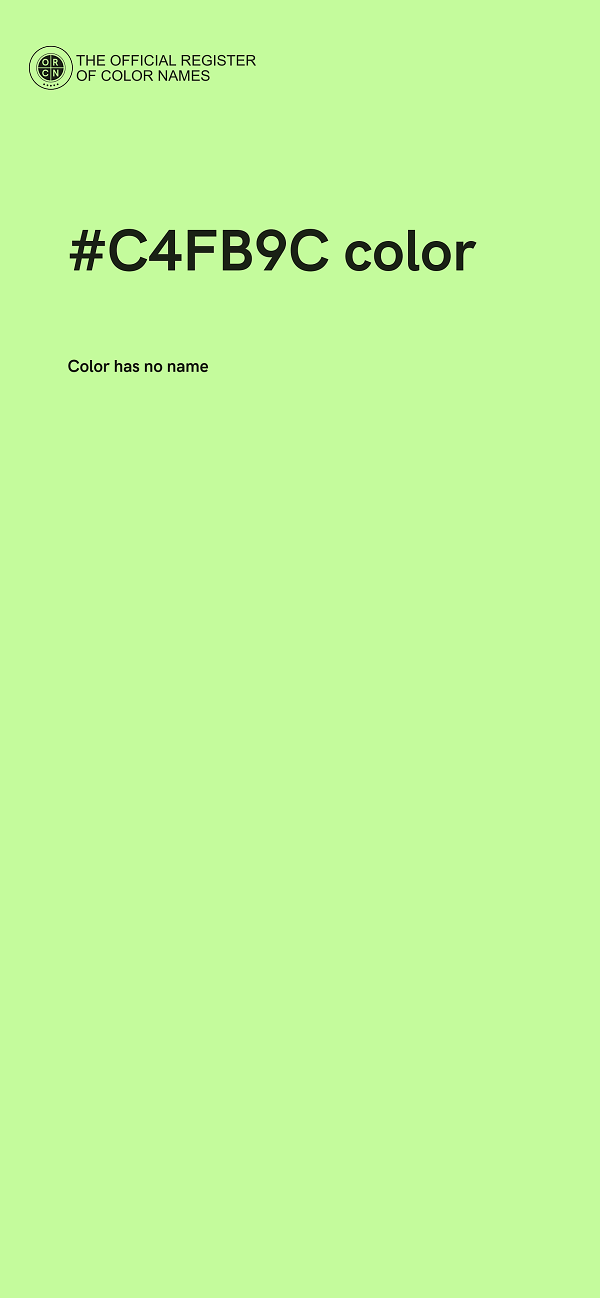 #C4FB9C color image