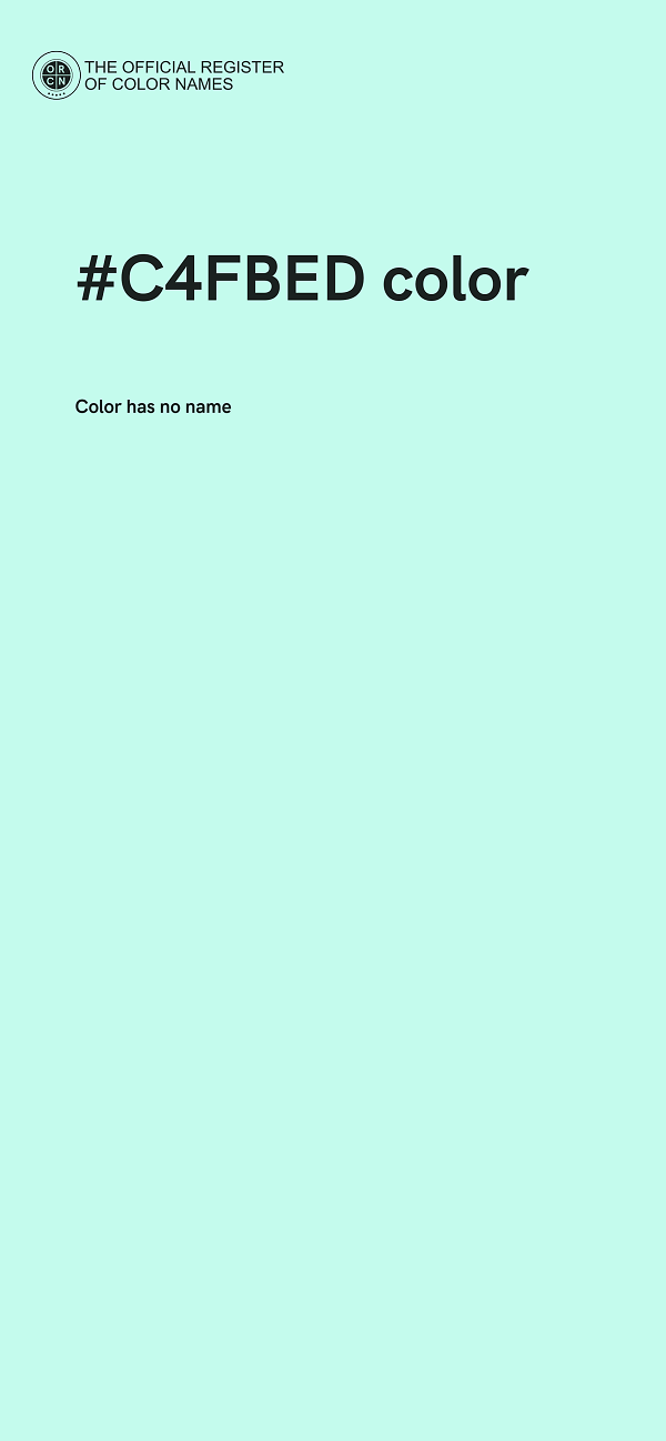 #C4FBED color image