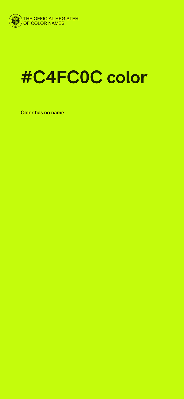 #C4FC0C color image