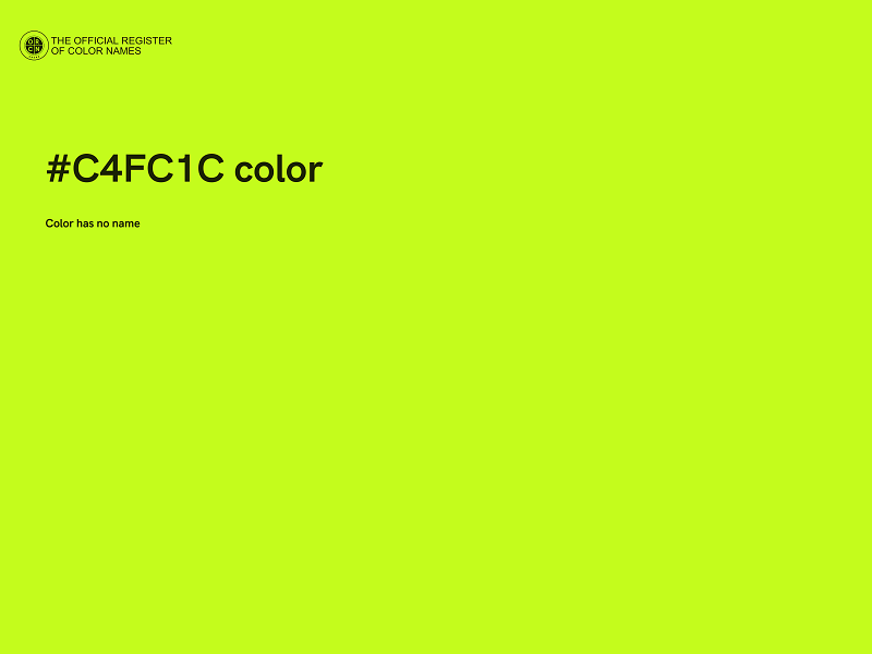 #C4FC1C color image