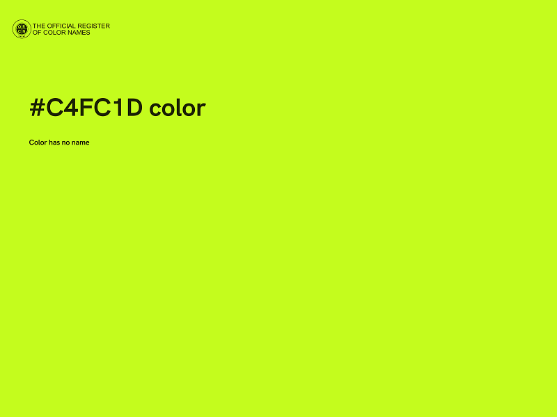 #C4FC1D color image