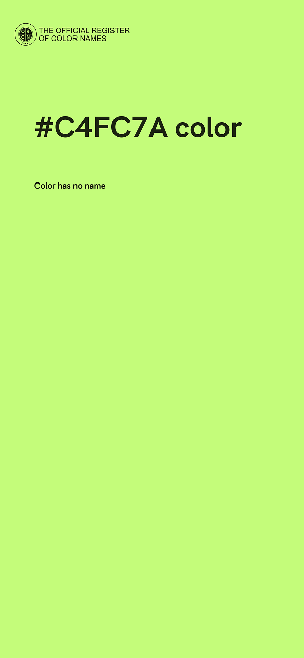 #C4FC7A color image