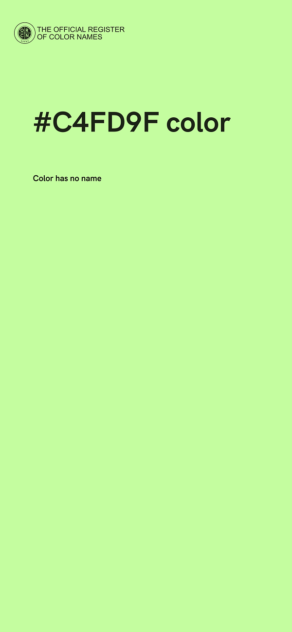 #C4FD9F color image