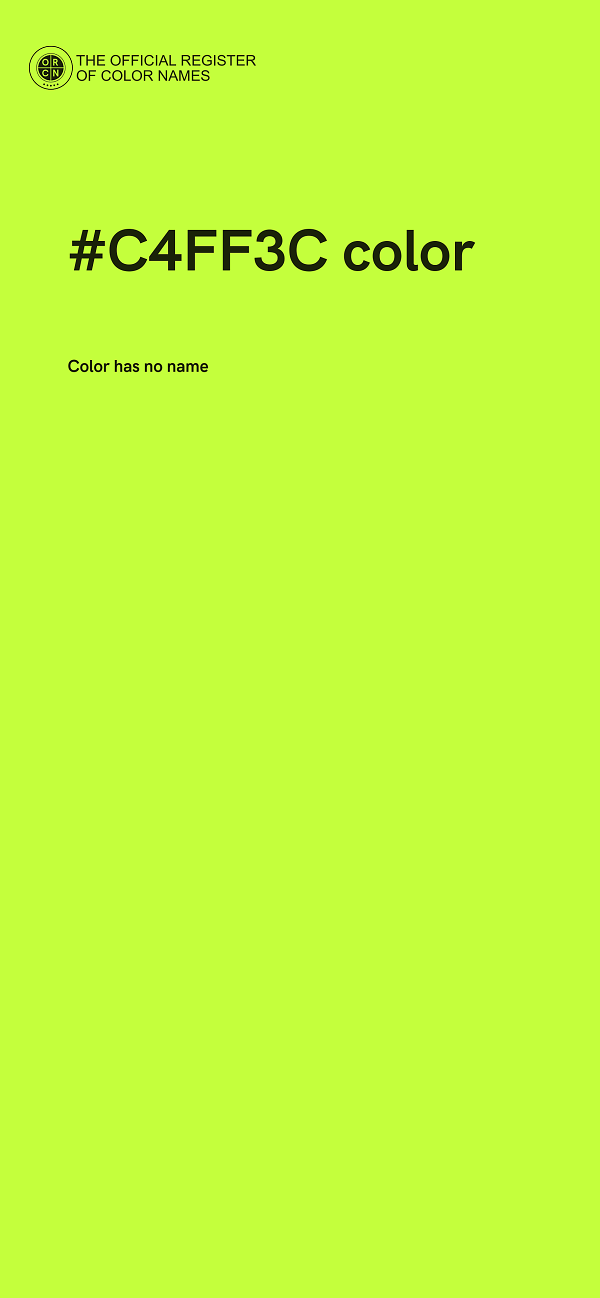 #C4FF3C color image