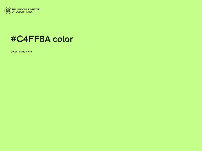 #C4FF8A color image